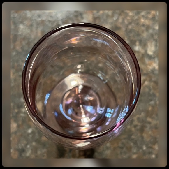 Libbey-Vintage ‘Premier’ Pink Rose Blush Wine Glasses - Picture 3 of 4